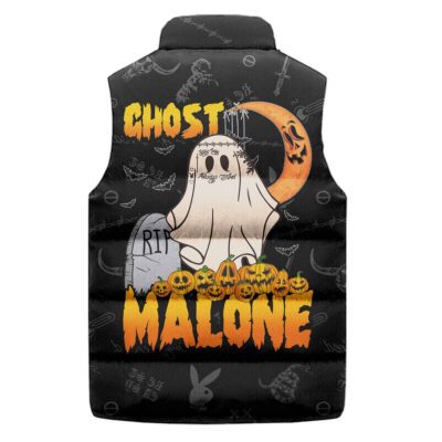 Ghost Malone Post Malone Sleeveless Coat Sleeveless Vest Gift For Fans 1