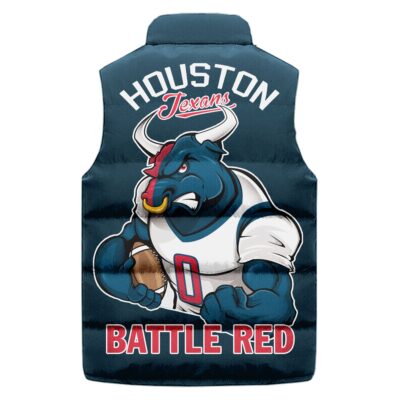 Houston Texans Sleeveless Coat Sleeveless Vest Gift For Fans CCS4235 2 Houston Texans Sleeveless Coat Sleeveless Vest Gift For Fans CCS4235 2