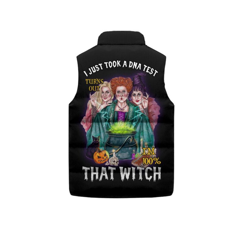 I Just Took A DNA Test Turns Out Hocus Pocus Sleeveless Coat Sleeveless Vest Gift For Fans CCS4200 2