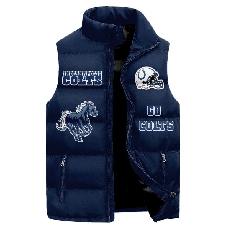 Indianapolis Colts Sleeveless Coat Sleeveless Vest Gift For Fans CCS4185 1