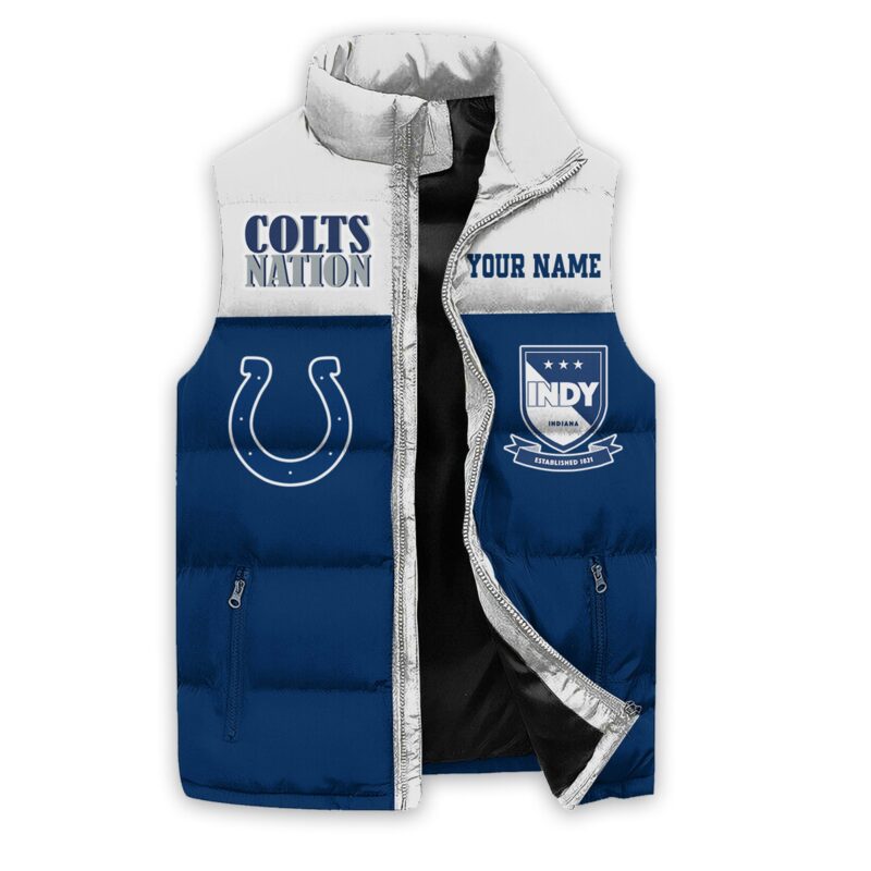 Indianapolis Colts Sleeveless Coat Sleeveless Vest Gift For Fans CCS4227 1