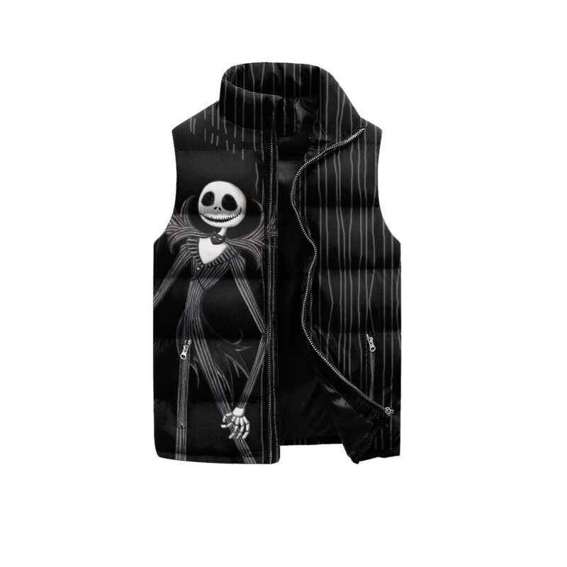 Jack Skellington The Nightmare Before Christmas Sleeveless Coat Sleeveless Vest Gift For Fans CCS4104 1