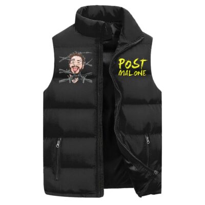 Leave Me Malone Post Malone Sleeveless Coat Sleeveless Vest Gift For Fans CCS4195 2 Leave Me Malone Post Malone Sleeveless Coat Sleeveless Vest Gift For Fans CCS4195 2