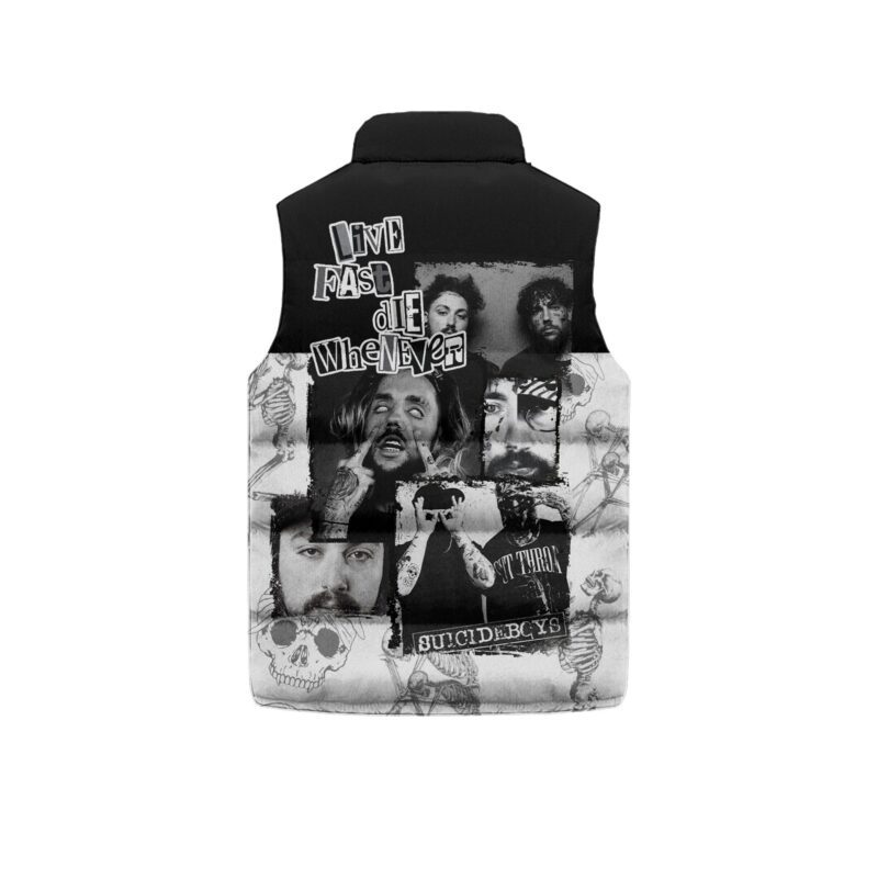 Live Fast Die Whenever Suicideboys Sleeveless Coat Sleeveless Vest Gift For Fans CCS4202 1