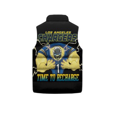 Los Angeles Chargers Sleeveless Coat Sleeveless Vest Gift For Fans CCS4198 2 Los Angeles Chargers Sleeveless Coat Sleeveless Vest Gift For Fans CCS4198 2