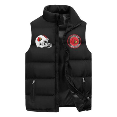 Louisville Cardinals football Sleeveless Coat Sleeveless Vest Gift For Fans CCS4105 1 Louisville Cardinals football Sleeveless Coat Sleeveless Vest Gift For Fans CCS4105 1