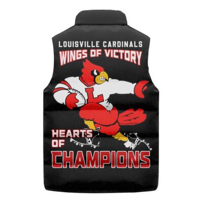 Louisville Cardinals football Sleeveless Coat Sleeveless Vest Gift For Fans CCS4105 2 Louisville Cardinals football Sleeveless Coat Sleeveless Vest Gift For Fans CCS4105 2