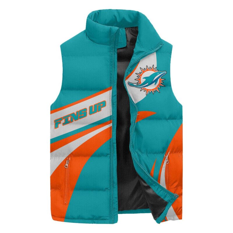 Miami Dolphins Sleeveless Coat Sleeveless Vest Gift For Fans CCS4214 1