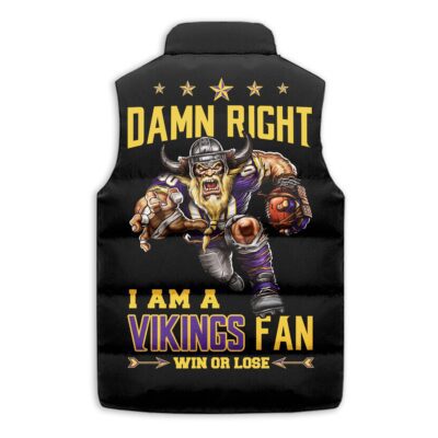 Minnesota Vikings Sleeveless Coat Sleeveless Vest Gift For Fans CCS4168 2 Minnesota Vikings Sleeveless Coat Sleeveless Vest Gift For Fans CCS4168 2