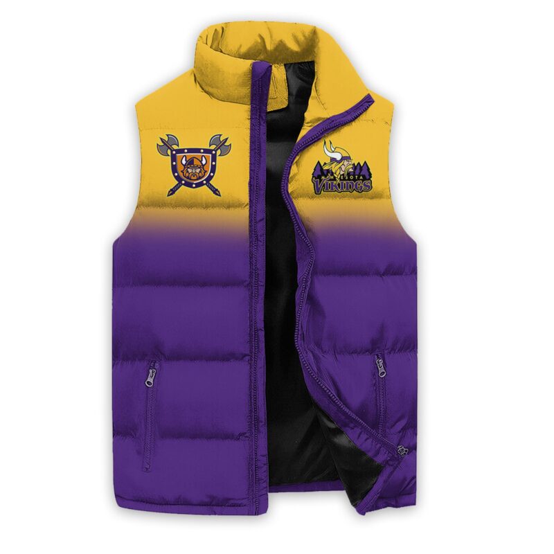 Minnesota Vikings Sleeveless Coat Sleeveless Vest Gift For Fans CCS4233 1