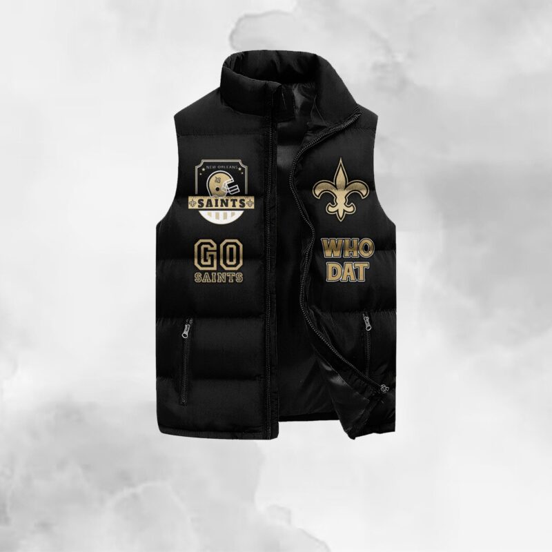New Orleans Saints Sleeveless Coat Sleeveless Vest Gift For Fans CCS4177 1