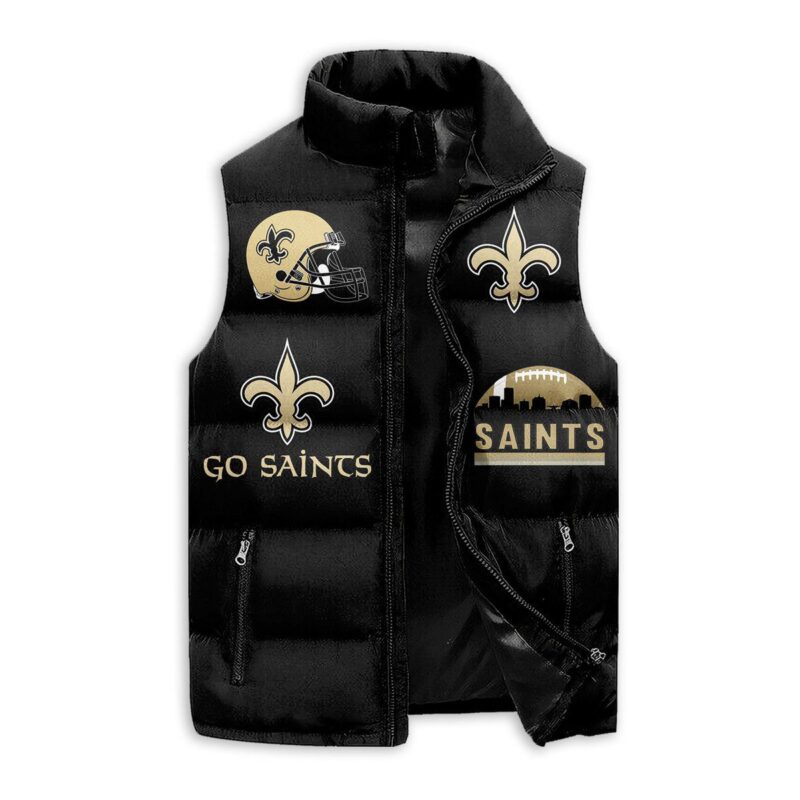 New Orleans Saints Sleeveless Coat Sleeveless Vest Gift For Fans CCS4186 1