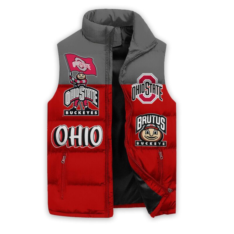 Ohio State Buckeyes baseball Sleeveless Coat Sleeveless Vest Gift For Fans CCS4219 1