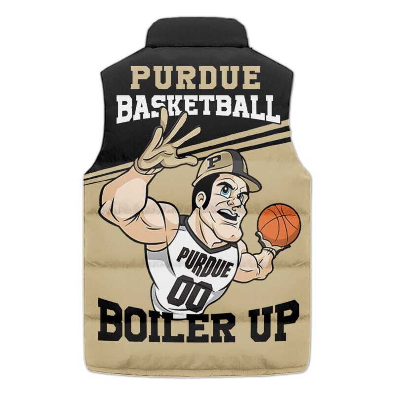 Purdue Boilermakers mens basketball Sleeveless Coat Sleeveless Vest Gift For Fans CCS4092 2