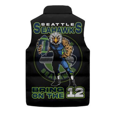 Seattle Seahawks Sleeveless Coat Sleeveless Vest Gift For Fans CCS4193 2 Seattle Seahawks Sleeveless Coat Sleeveless Vest Gift For Fans CCS4193 2