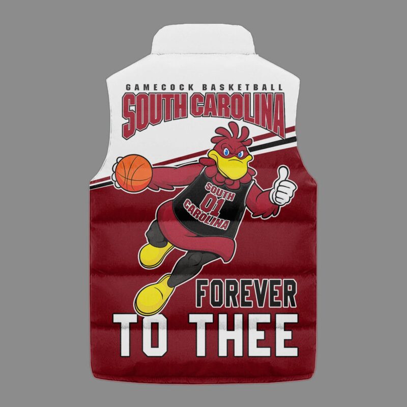 South Carolina Gamecocks womens basketball Sleeveless Coat Sleeveless Vest Gift For Fans CCS4084 2