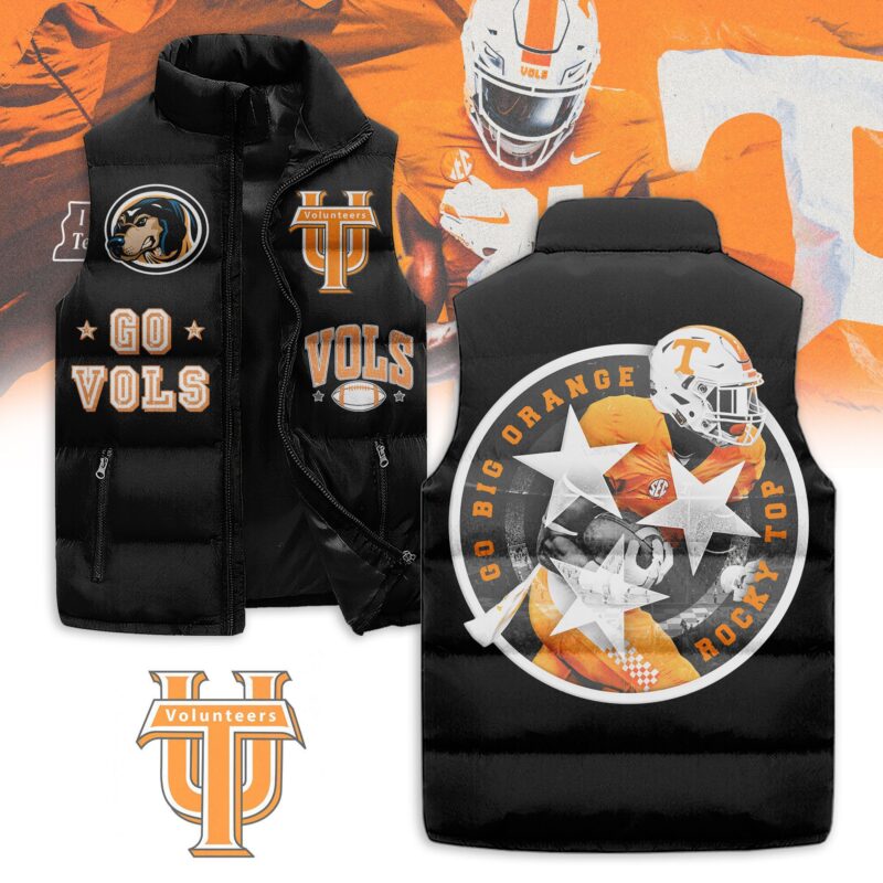 Tennessee Volunteers football Sleeveless Coat Sleeveless Vest Gift For Fans CCS4114