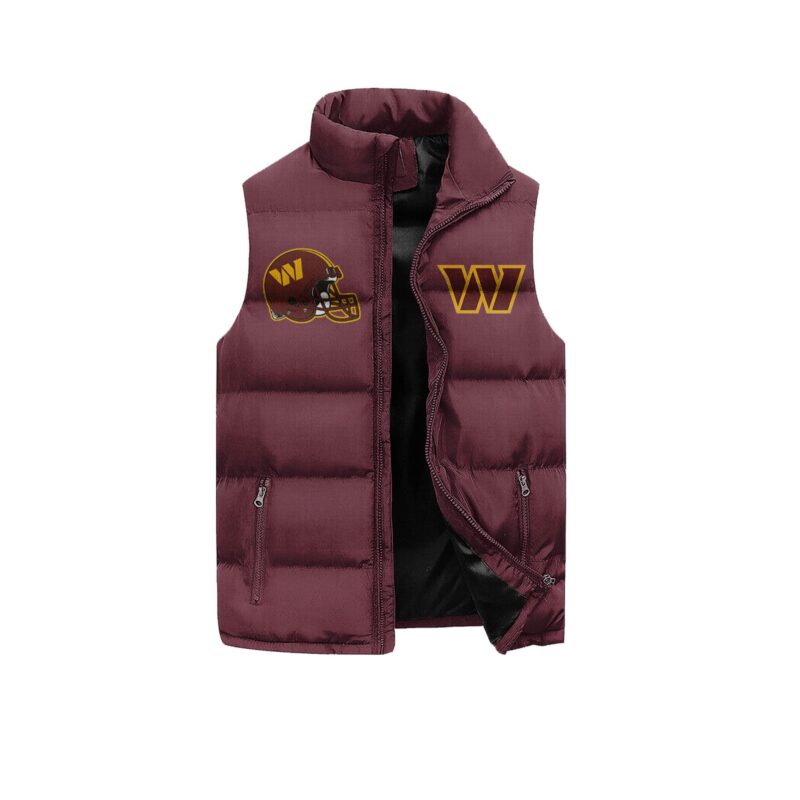 Washington Commanders Sleeveless Coat Sleeveless Vest Gift For Fans 1