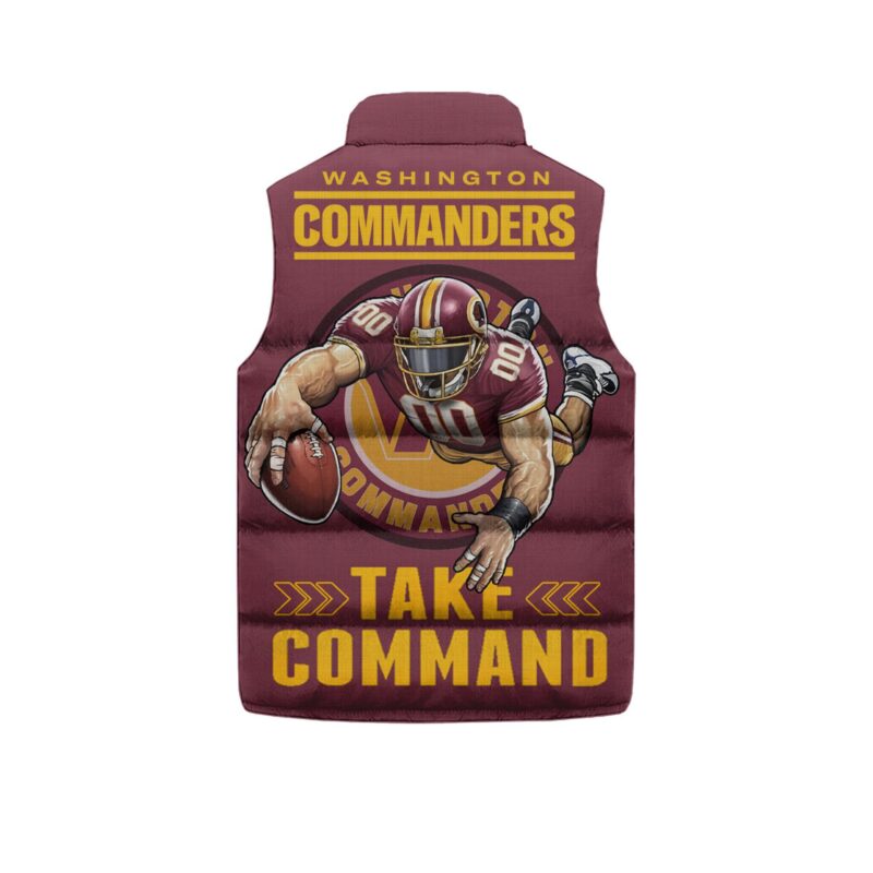 Washington Commanders Sleeveless Coat Sleeveless Vest Gift For Fans 2