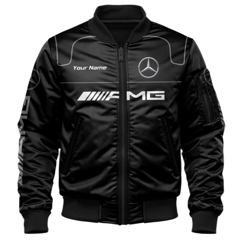 AMG Bomber Jacket For Car Racing Fans LBB1101 1