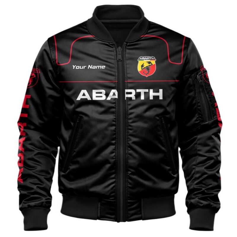 Abarth Bomber Jacket For Car Racing Fans LBB1158 1