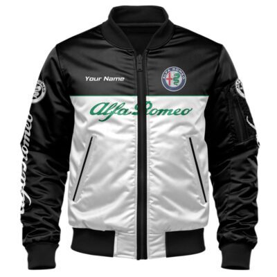Alfa Romeo Bomber Jacket For Car-Racing Fans LBB1034 1 Alfa Romeo Bomber Jacket For Car Racing Fans LBB1034 1