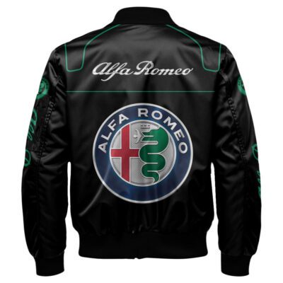 Alfa Romeo Bomber Jacket For Car-Racing Fans LBB1142 2 Alfa Romeo Bomber Jacket For Car Racing Fans LBB1142 2