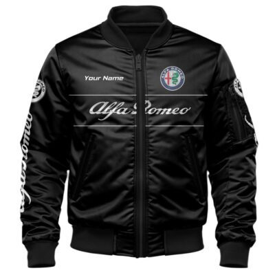 Alfa Romeo Bomber Jacket For Car-Racing Fans LBB1226 1 Alfa Romeo Bomber Jacket For Car Racing Fans LBB1226 1