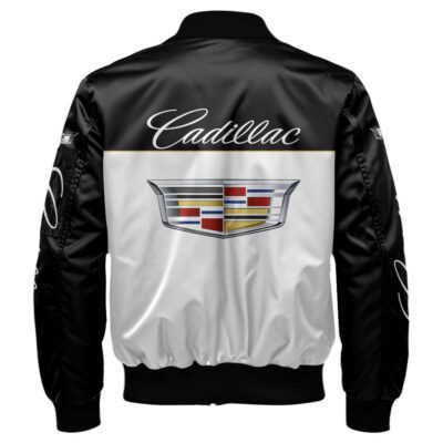 Cadillac Bomber Jacket For Car-Racing Fans LBB1039 2 Cadillac Bomber Jacket For Car Racing Fans LBB1039 2