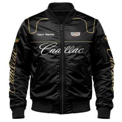 Cadillac Bomber Jacket For Car-Racing Fans LBB1150 1 Cadillac Bomber Jacket For Car Racing Fans LBB1150 1