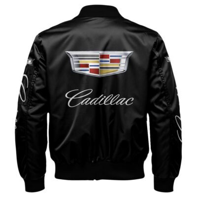 Cadillac Bomber Jacket For Car-Racing Fans LBB1219 2 Cadillac Bomber Jacket For Car Racing Fans LBB1219 2