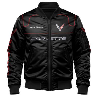 Chevrolet Corvette Bomber Jacket For Car-Racing Fans LBB1093 1 Chevrolet Corvette Bomber Jacket For Car Racing Fans LBB1093 1