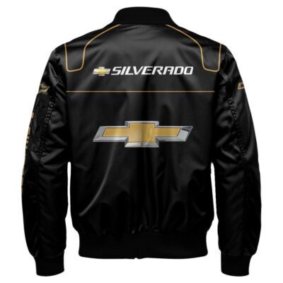 Chevrolet Silverado Bomber Jacket For Car-Racing Fans LBB1105 2 Chevrolet Silverado Bomber Jacket For Car Racing Fans LBB1105 2