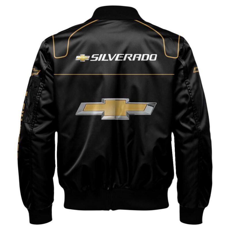 Chevrolet Silverado Bomber Jacket For Car Racing Fans LBB1105 2