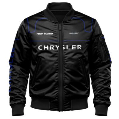 Chrysler Bomber Jacket For Car-Racing Fans LBB1146 1 Chrysler Bomber Jacket For Car Racing Fans LBB1146 1