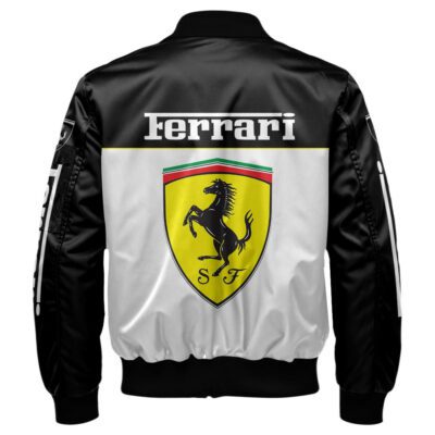 Ferrari Bomber Jacket For Car-Racing Fans LBB1021 2 Ferrari Bomber Jacket For Car Racing Fans LBB1021 2