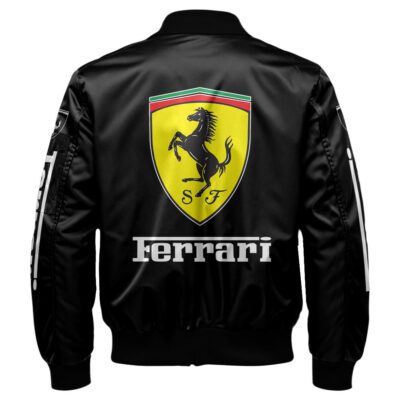 Ferrari Bomber Jacket For Car-Racing Fans LBB1190 2 Ferrari Bomber Jacket For Car Racing Fans LBB1190 2