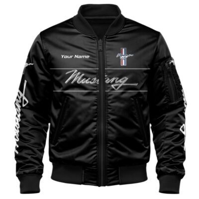 Ford-Mustang Bomber Jacket For Car-Racing Fans LBB1173 1 Ford Mustang Bomber Jacket For Car Racing Fans LBB1173 1
