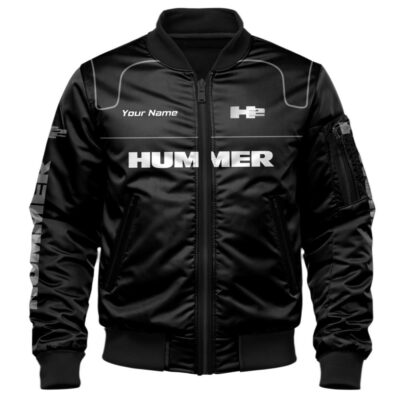 H2 Hummer Bomber Jacket For Car-Racing Fans LBB1139 1 H2 Hummer Bomber Jacket For Car Racing Fans LBB1139 1