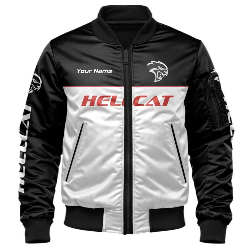 Hellcat Bomber Jacket For Car Racing Fans LBB1083 1