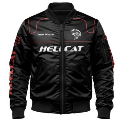 Hellcat Bomber Jacket For Car-Racing Fans LBB1147 1 Hellcat Bomber Jacket For Car Racing Fans LBB1147 1