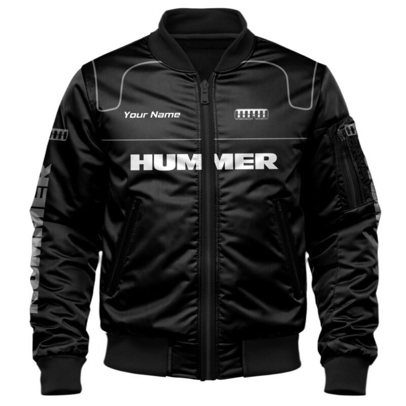 Hummer Bomber Jacket For Car Racing Fans LBB1138 1