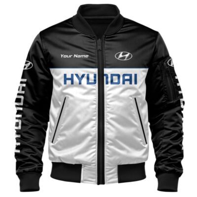 Hyundai Bomber Jacket For Car-Racing Fans LBB1033 1 Hyundai Bomber Jacket For Car Racing Fans LBB1033 1