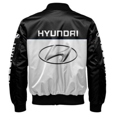 Hyundai Bomber Jacket For Car-Racing Fans LBB1033 2 Hyundai Bomber Jacket For Car Racing Fans LBB1033 2