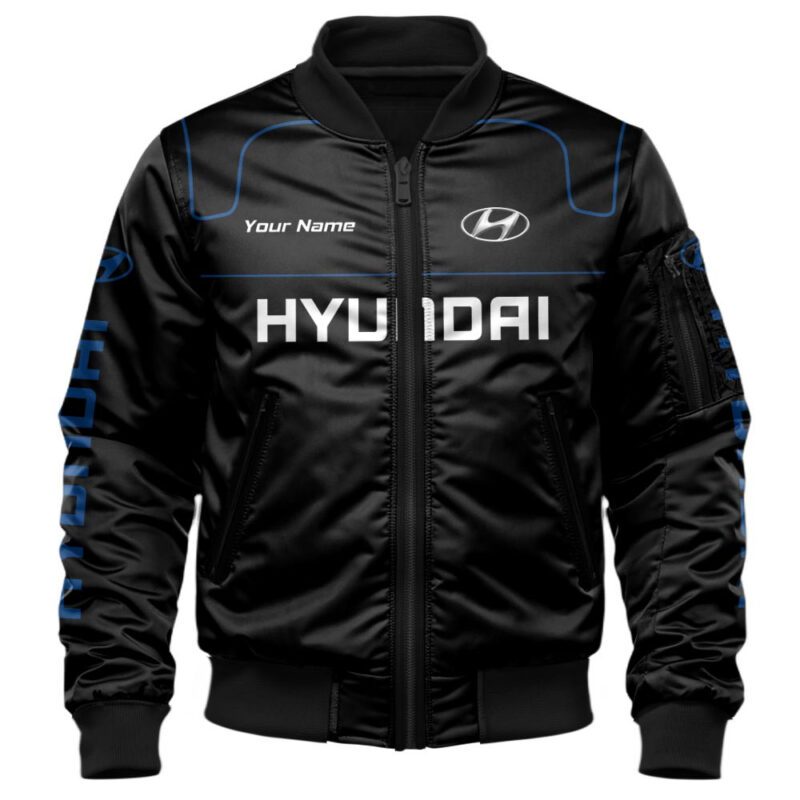 Hyundai Bomber Jacket For Car Racing Fans LBB1128 1