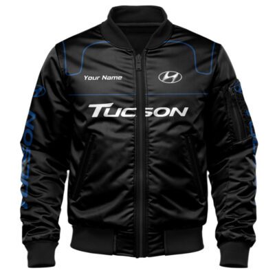 Hyundai Tucson Bomber Jacket For Car-Racing Fans LBB1123 1 Hyundai Tucson Bomber Jacket For Car Racing Fans LBB1123 1
