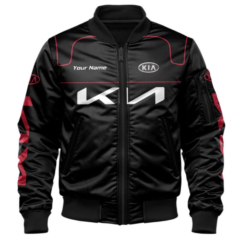 Kia Bomber Jacket For Car Racing Fans LBB1133 1