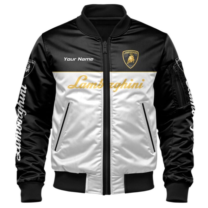 Lamborghini Bomber Jacket For Car Racing Fans LBB1009 1