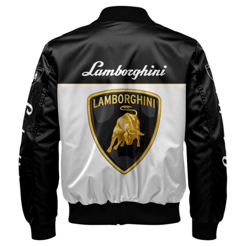 Lamborghini Bomber Jacket For Car Racing Fans LBB1009 2