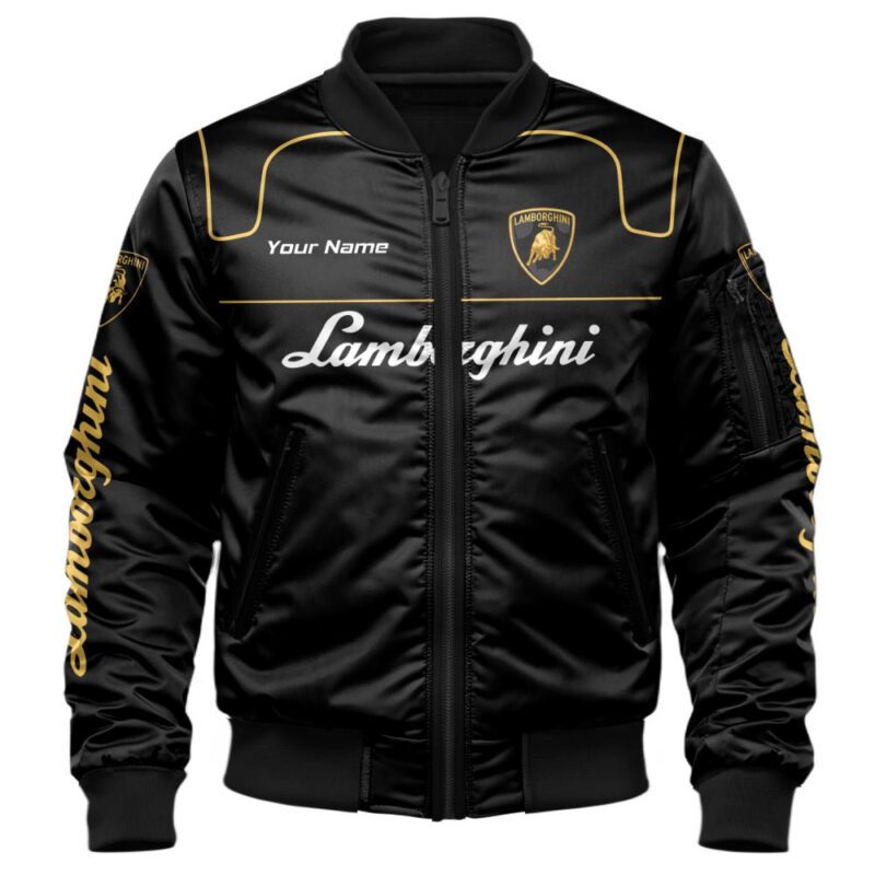 Lamborghini Bomber Jacket For Car Racing Fans LBB1095 1
